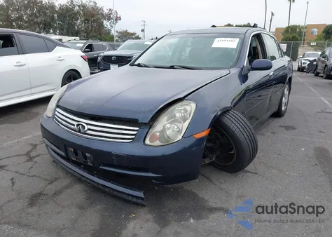 2004 Infiniti G35 z USA, uszkodzony, nr VIN JNKCV51E54M617767